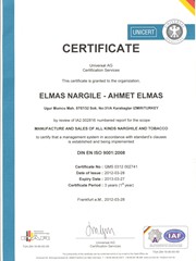 DIN EN ISO 9001:2008 Certificate