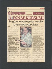 Esnaf Kürsüsü - Gazete Röpörtajı Ahmet ELMAS